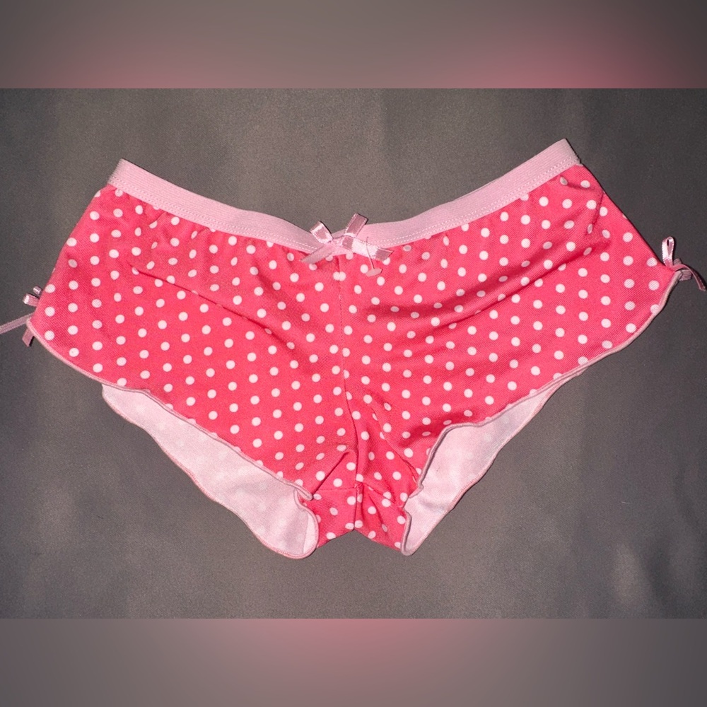 Y2K Blu Chic Pink Polka Dot Panties